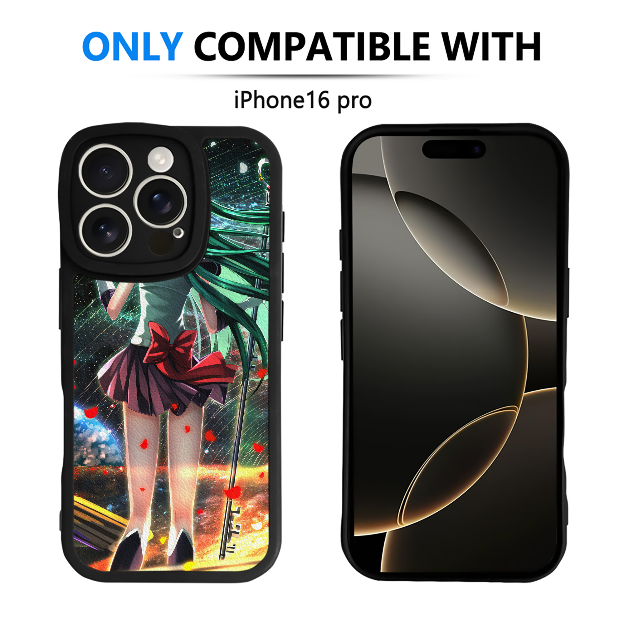 （画像用） 美少女戦士セーラームーン Sailor Moon 【iPhone 16シリーズ対応】シリコンスマホケース（レザー調） 材質：シリコン